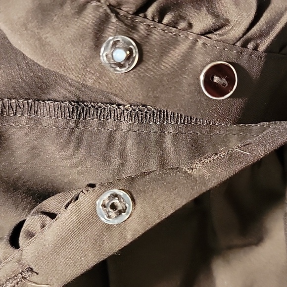 New York & Company Dark Brown Blouse - Picture 6 of 6